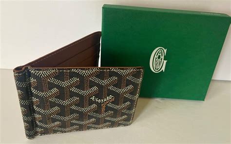 goyard saint thomas money clip wallet